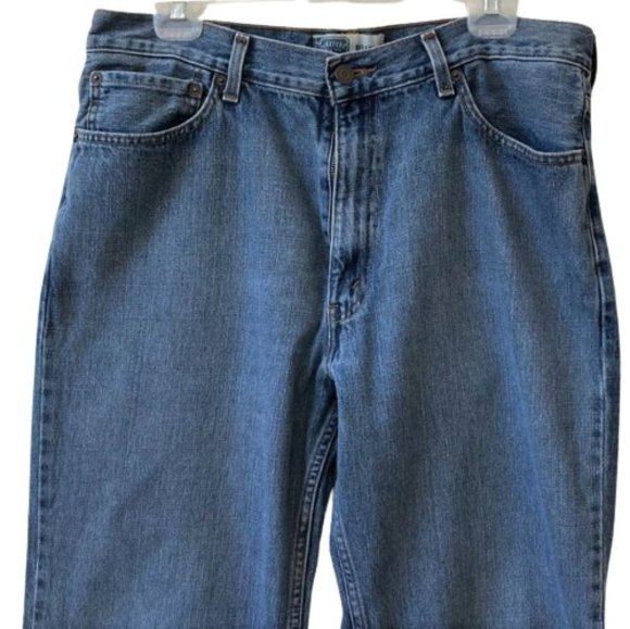 Signature Levi Strauss Jeans Men Tag Size 36 x 29 Relaxed Fit Medium Wash Mexico - Picture 2 of 12